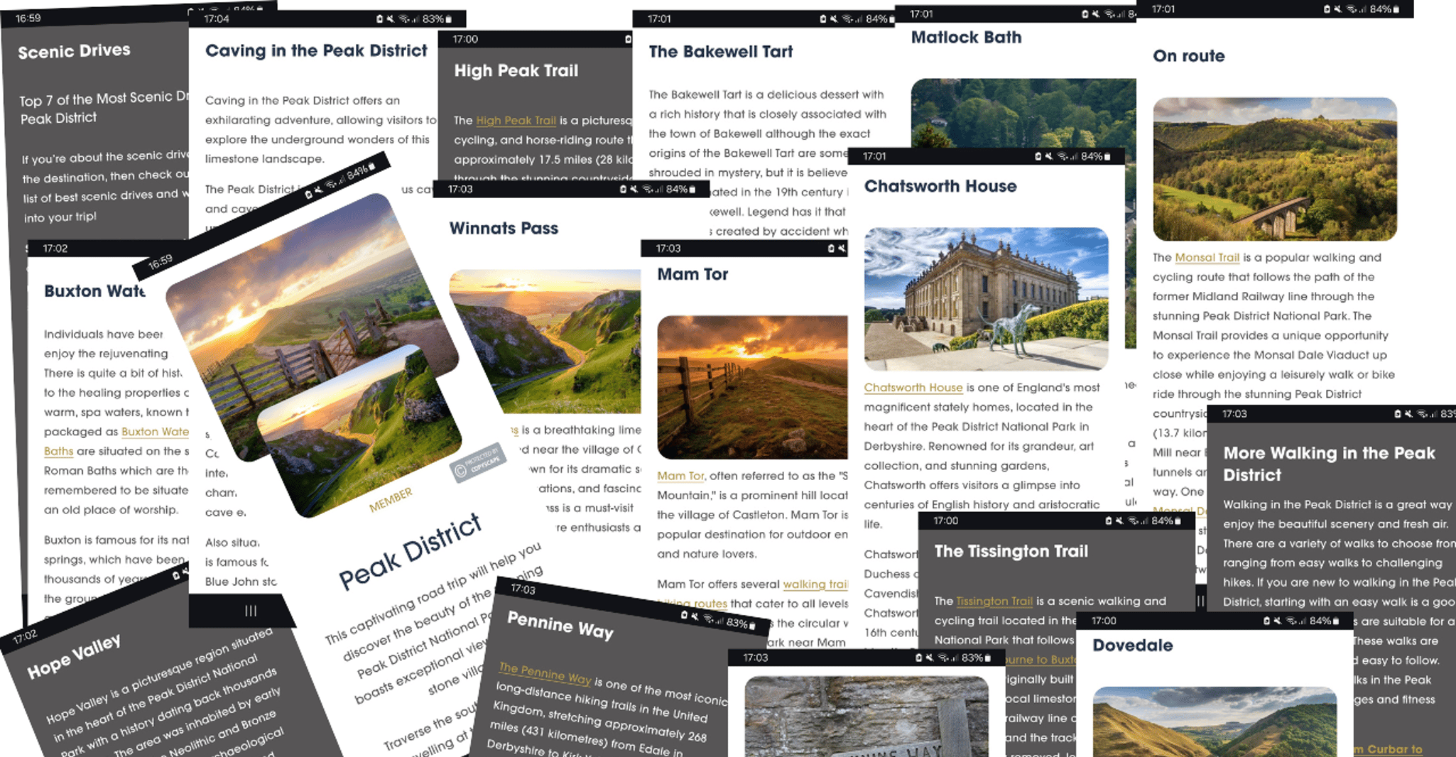 Peak District (Yorkshire), Interactive Road Trip Guidebook - Housity