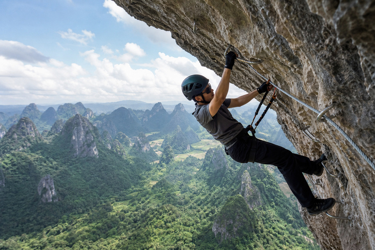 Zhangjiajie: Qixing Mountain Tickets & Adventure Options Cliff Hammock Via Ferrata Route