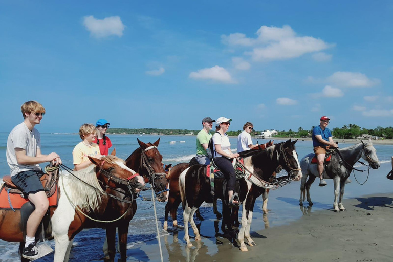Horseback riding in Cartagena on the shores of the Caribbean Sea