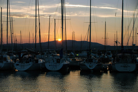 Coucher de soleil sur la mer