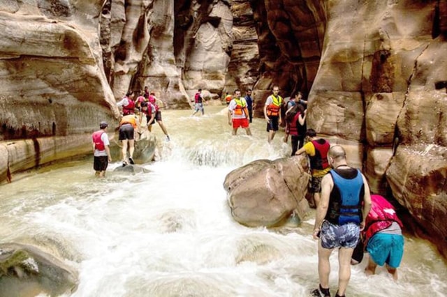 Vanuit Amman of Madaba: Wadi Mujib Wandeltocht