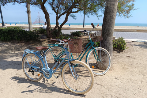 Bike rental in Playa Malvarrosa Two-hour bike rental