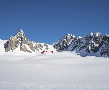 Monte Cook: Glaciar Tasman y vuelo en helicóptero por la costa oeste