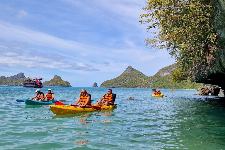 Koh Pha Ngan: Day Tour Ang Thong with Kayak, Snorkel & Lunch Option 1: Hotel Pick up in Koh Pha Ngan