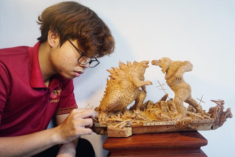 Hoi An: Corso di scultura del legno di 3 ore con un artista locale