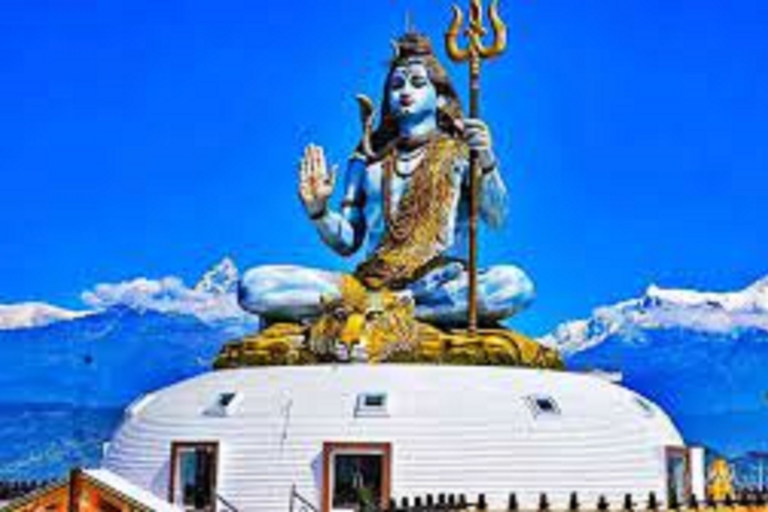 Visite du stupa de la paix mondiale et de la statue de Shiva au bord du lac de Pokhara