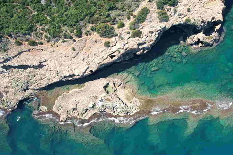 Depuis Denia : Excursion en bateau à la grotte de Tallada avec baignade optionnelleCroisière avec baignade