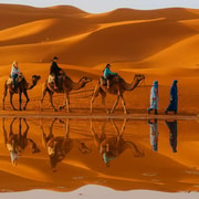 Marrakech 3 Day Private Tour Lux Camp Quad Camel Sand