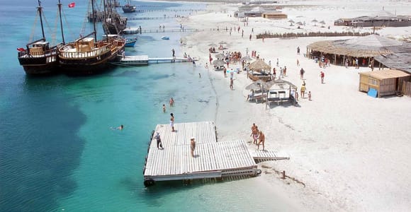 Djerba: Flamingo Island Boat Cruise & Dolphin Watching + Transfer
