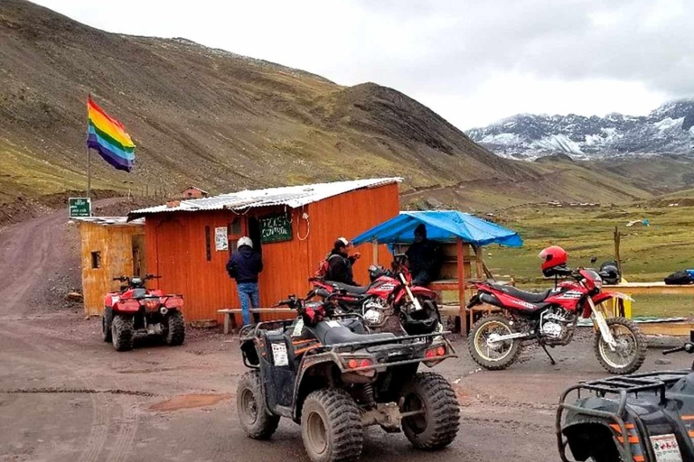 From Cuzco: Raimbow Mountain Vinicunca in ATV + food Tour to Mountain of 7 Colors Vinicunca in ATV (quads)