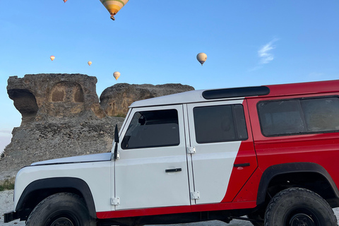 Cappadocia solnedgång eller soluppgång Jeep Safari