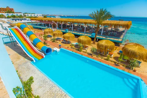 Hurghada: Parco acquatico e spiaggia