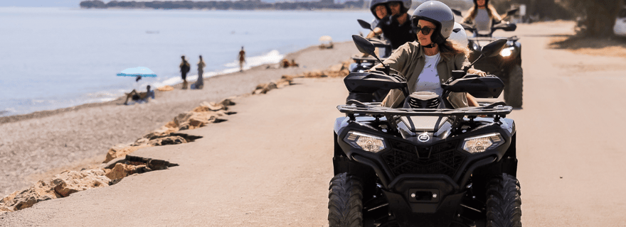 Depuis Kolymvari : la route vers l'ancienne Diktyna en quad safari