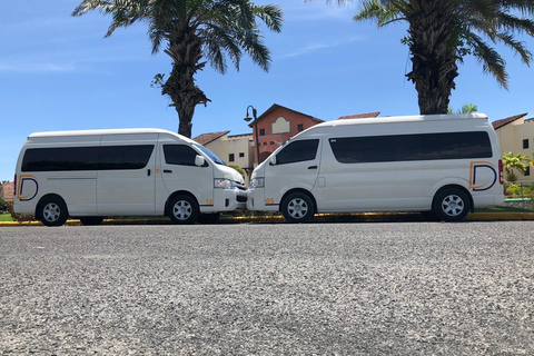 Prywatny transfer między lotniskiem Punta Cana a Bávaro.