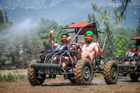 Antalya: Jeep Safari,Quad/Buggy,Zipline&CanyonVisit wLunch Jeep Safari, Quad/Buggy & Zipline – Canyon Visit (No Pickup)