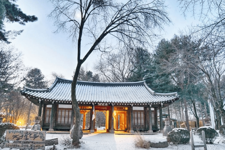 Seoul: Nami and K-Garden with Optional Alpaca Winter Tour Garden Group Tour, meet at Myeongdong