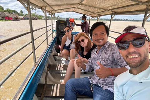 Phnom Penh: City (sem genocídio) TaPhrom, Tonle Bati Lake Tour