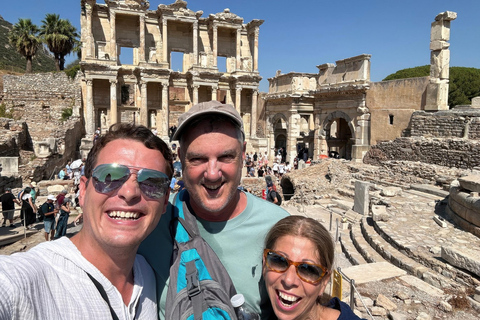 From Kusadasi Port: Ephesus Ancient City Tour with LunchSmall Group Tour to Ephesus Ancient City