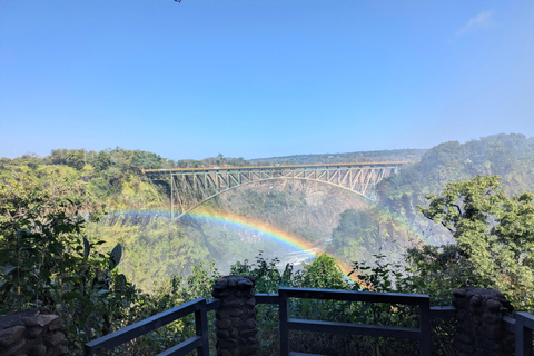 Victoria Falls: Guided Tour with Rainforest & Big Tree Full Heritage Experience: Falls, Rail & City