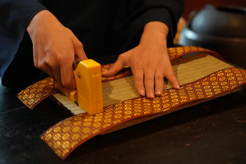 Nara: Tatami-Making Workshop with Tea and Sweets