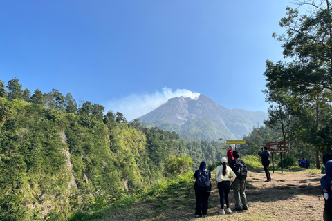 From Yogyakarta: Mount Merapi Trekking & Cave Tubing Tour