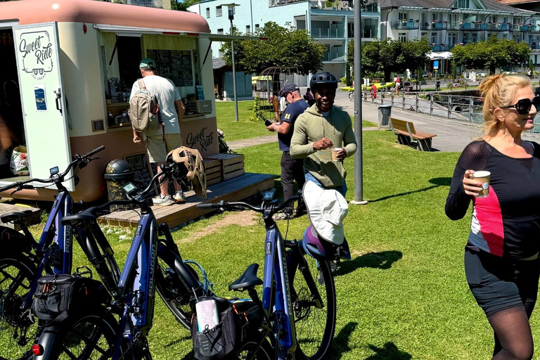 Odkryj Interlaken – jeziora, ruiny i widoki na wycieczce e-roweremOdkryj Interlaken – jeziora, ruiny i widoki: wycieczka na e-rowerze