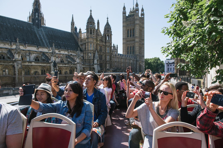 Londres : Tour de Londres, bus à arrêts à arrêts multiples et croisière fluviale24 heures de bus à arrêts multiples, tour de Londres et croisière sur la rivière