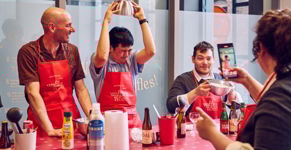 Gent: Workshop zur Herstellung belgischer Waffeln mit Bierverkostung