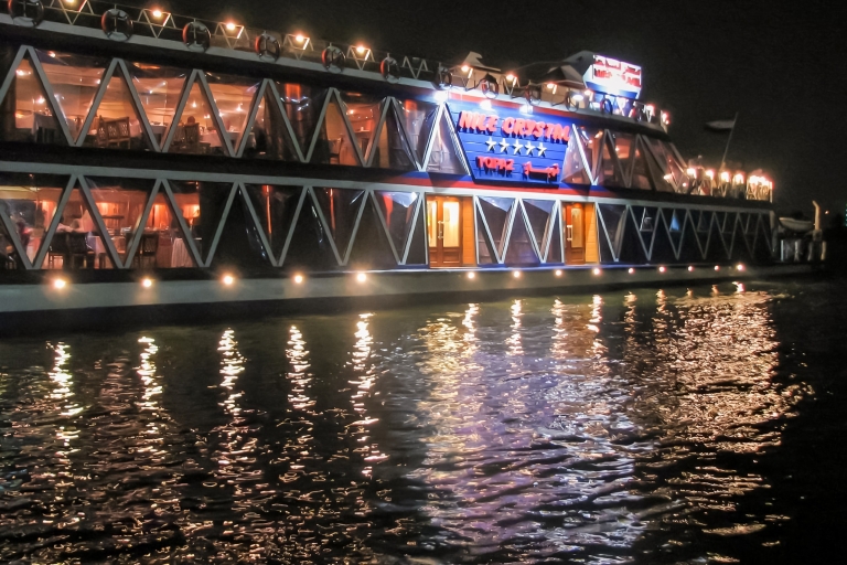 Cairo: crucero con cena y espectáculo por el río NiloCrucero con cena en Andrea Memphis