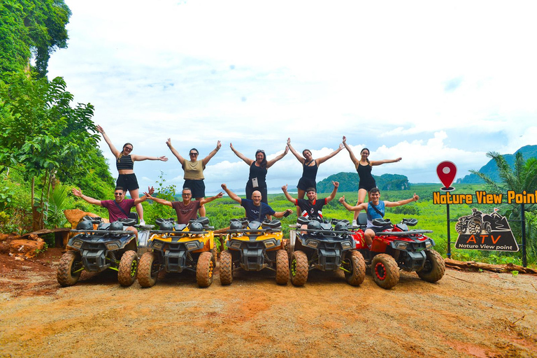 Krabi: Aventura en quad todoterreno en Nature View Point60 minutos en quad con pasajero