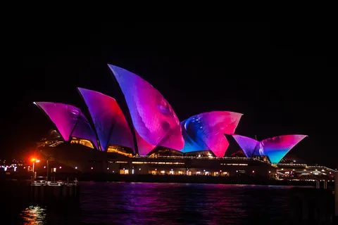 Vivid Supercruiser on Sydney Harbour