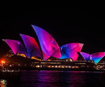 Vivid Supercruiser on Sydney Harbour