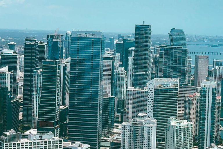 Miami Beach & Ocean Views: Private Air Tour for group of 4.