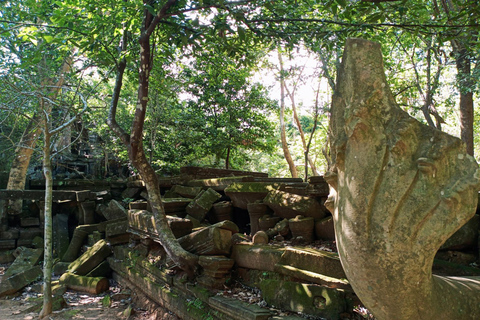 Viagem privada de um dia para Banteay Srei, Beng Mealea e Rolous