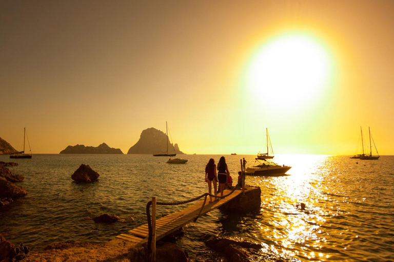 Ibiza: Formentera Full-Day Boat Trip with Sunset Party