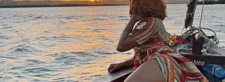 Croisière de luxe au coucher du soleil à Zanzibar