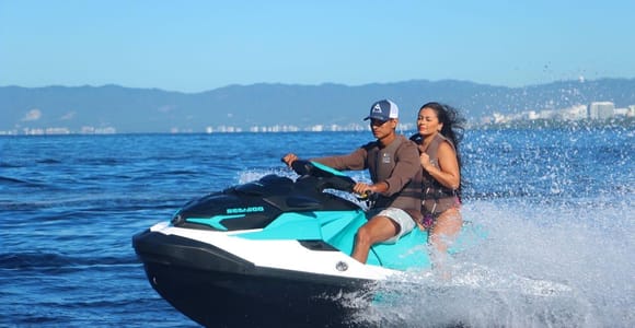 Jet Ski Safari Exploring: Los Arcos, Puerto Vallarta