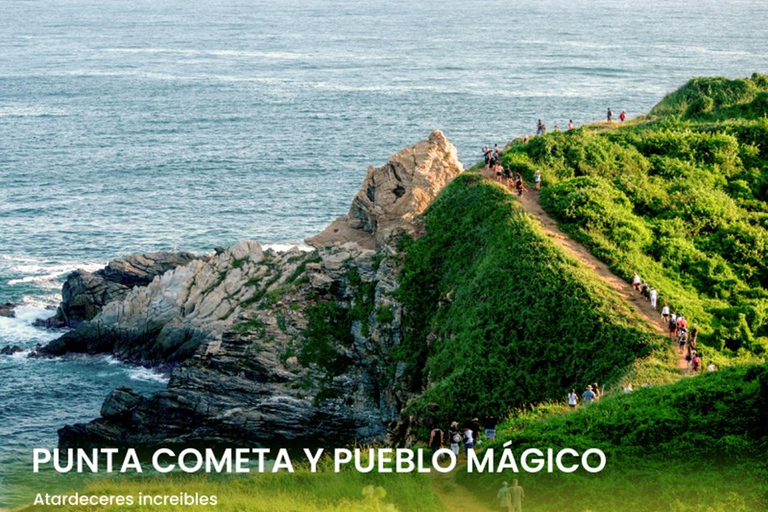 Punta Cometa and Pueblo Mágico Mazunte in Private Service from Huatulco