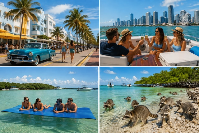 Miami: 2-Hour Private South Beach Tour & 2-Hour Private Cruise Tour of Your Choice