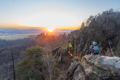 Bohemian & Saxon Switzerland E-MTB Trip from Prague