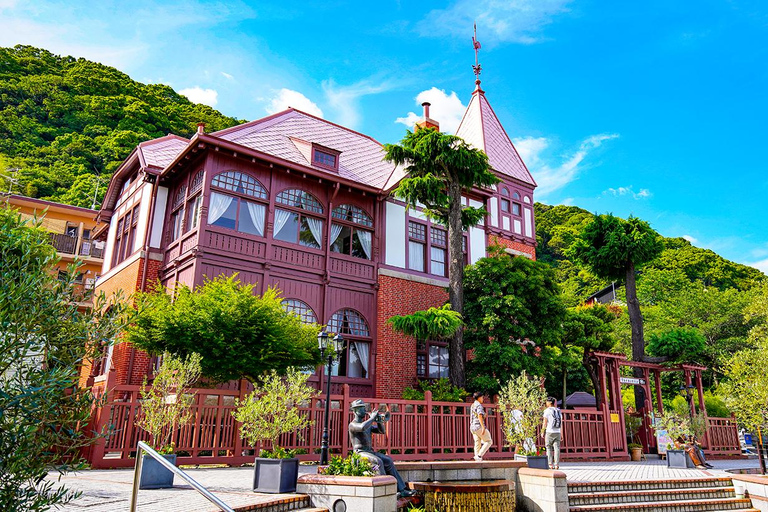 Osaka: Kobe hamn, Mt. Rokko kvällstur, Arima Onsen dagstur