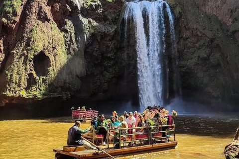 Von Marrakech aus: Ouzoud Wasserfälle Tagestour mit Bootstour