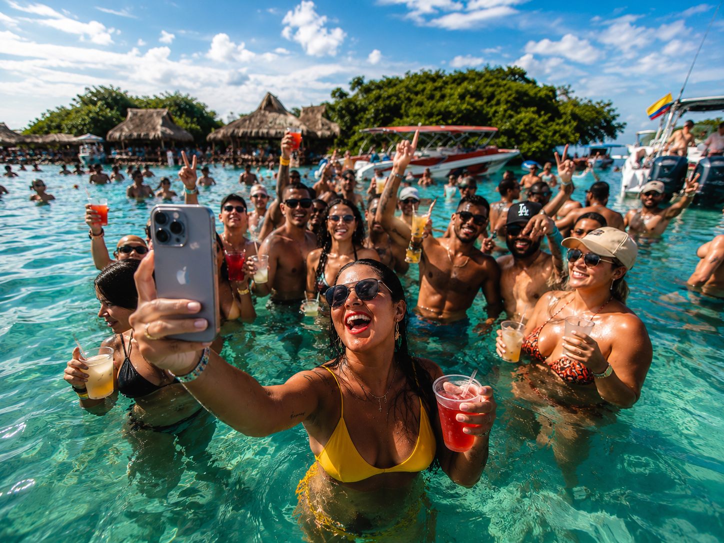 Cartagena-Party-Tour nach Cholón: 5 Stopps, Mittagessen, Getränke und Musik