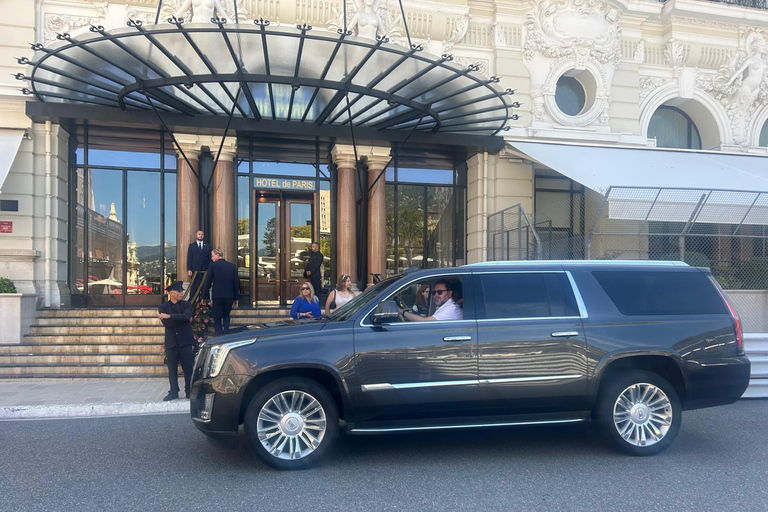 Nice: Monaco, Le Rocher, Eze-Fragonard Day Trip in a Cadillac Escalade Nice: Monaco, Le Rocher, Eze-Fragonard Luxury Day Trip in a Cadillac Escalade