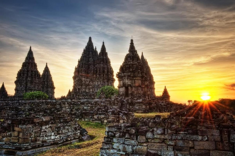 Borobudur, Prambanan Sunset & Ramayana Ballet a Day Tour