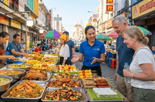 Bangkok: Streetfood-Tour in Chinatown mit Guide