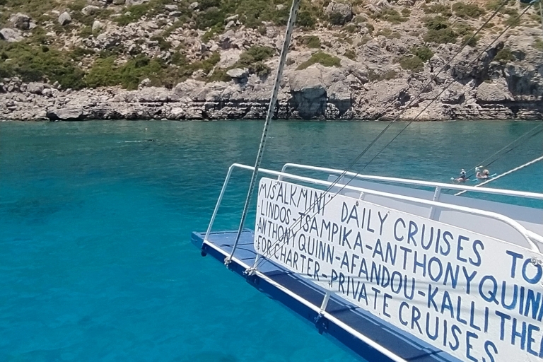 Desde Rodas: crucero en barco por Anthony Quinn, Kalithea y Afandou