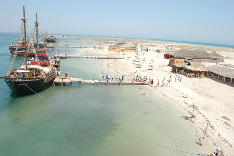 Djerba: Piratbåtstur med delfin- och flamingoskådning