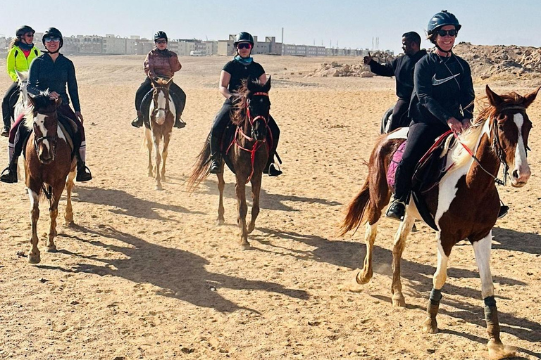 الغردقة: جولة ركوب الخيل في الصحراء والبحر مع خيار السباحةجولة لمدة ساعتين لركوب الخيل بدون السباح