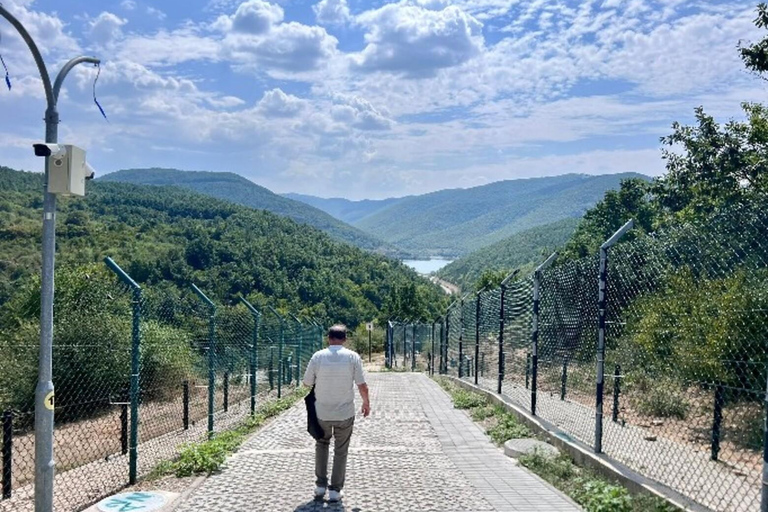 A partir de Skopje: Viagem de 1 dia com guia aos pontos turísticos do KosovoVisita a Mitrovica, que é dividida por uma ponte